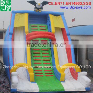 PVC material China cheap used inflatable slide for sale