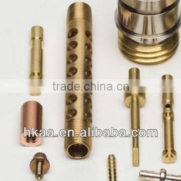 china price competitive custom made brass threaded tube with holes supplier