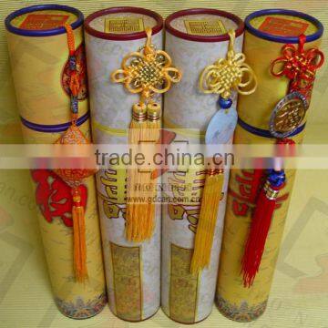 China cylindrical candle packaging round paper boxes