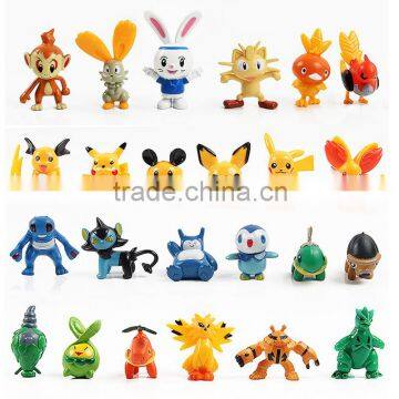 hot selling 144 series of pokemon mini animal figure toys