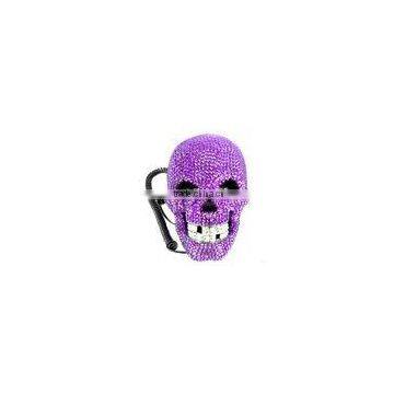 Skull Shape Diamond Cord Phone