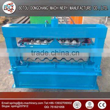 Corrugated and Trapezoid Double Layer Forming Machine Rool Panel Wall Tile Roll Forming Machine photo-2