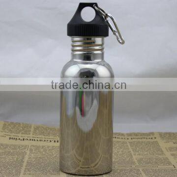 500ml stainless steel mirror face sport bottle with BPA free