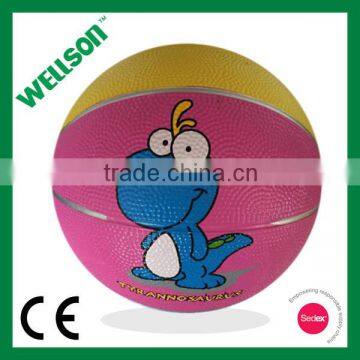 Mini rubber basketball