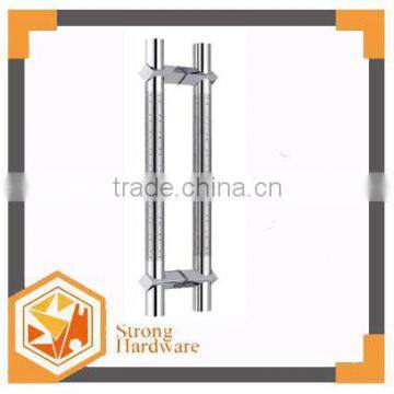 Prismatic stainless steel pulls glass door handle, sliding shower round doors handles double sided metal Door Handle