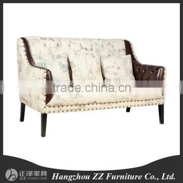 French country style leisure fabric chair sofa and hotel chair furniture