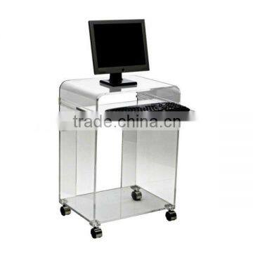 high transparent elegant acrylic computer desk