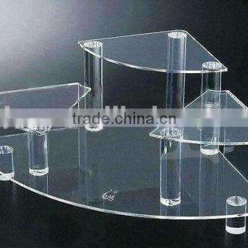 high transparnt acrylic jewely display stand