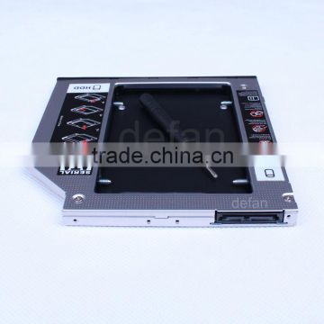 9.5mm SATA CD / DVD-ROM Optical Bay 2nd Laptop HDD Hard Drive Disk Case Caddy Tray Universal