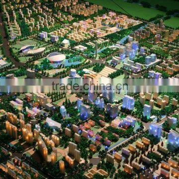 Custom made 3d architectural building model for urban planning