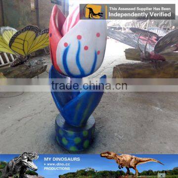 MY Dino-C077 Animatronic Talking Flowers Artificial Tulip photo-2