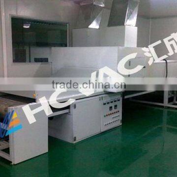 Automatic plastic caps UV painting line/Full automatic UV painting line for plastic/UV vacuum metallizing line