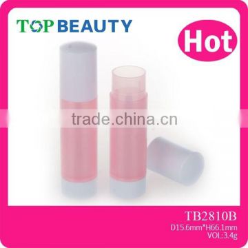 TB2810B-2 cute hot fashion empty lip balm in plastic