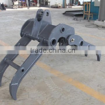 ISO approved excavator grapple bucket high quality