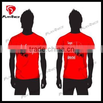 2016 OEM Service Funny Yellow Short Sleeves Quick Dry Fishing T Shirts Fishing T Shirts Printed photo-2