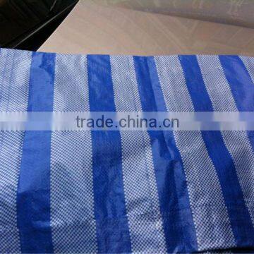 Blue-white Stripes PE Tarpaulin