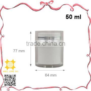Hot selling women series 50ml glass lotion cream pump jar