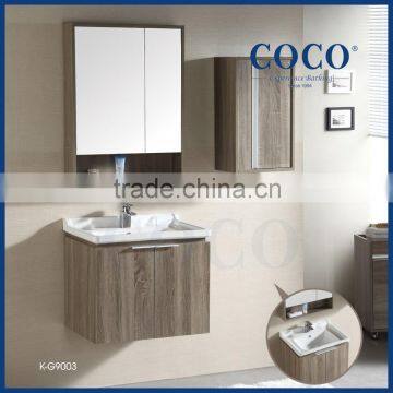 PVC cabinet with wash hand porcelain basin