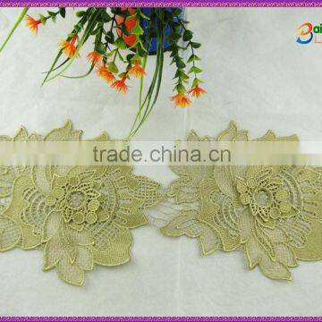 China manufacturer High quality Embroidered Chemical fashion Bailange trimming for garment