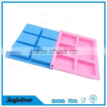 Handmade rectangle silicone bar soap molds