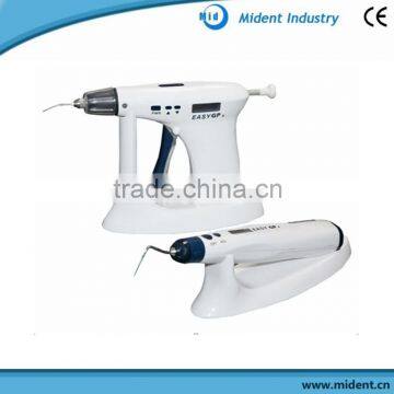 Dental cordless gutta percha obturation pen gun system