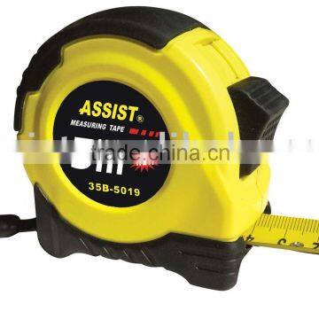 Co-moulded tape measuring tape