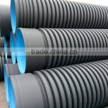 8" large diameter plastic corrugated drainage pipe