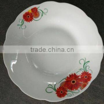 Domestic Porcelain Dish Plate , Domestic Porcelainware , White Porcelain Plate photo-2