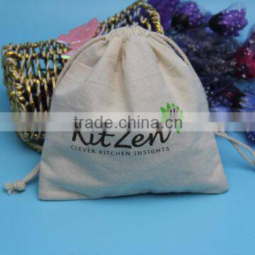 Unbleached Muslin Bag with Printing