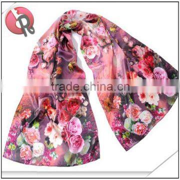 100% silk scarf shawls