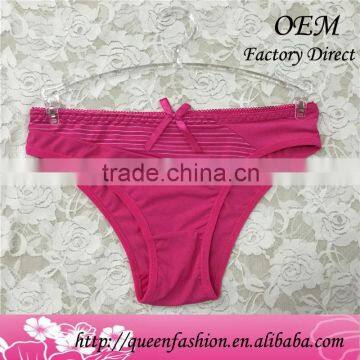 Ultra-thin egyptian cotton underwear red color fashion strip panties pretty women in panties