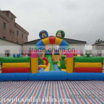 New model Large Inflatable Fun Land for chidlren,Inflatable amusement park Giant Obstacle Course inflatable theme park