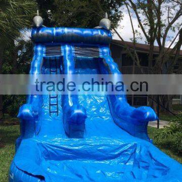 Watercolor Inflatable Slide Pool, Grateful Inflatable Water Slides photo-2