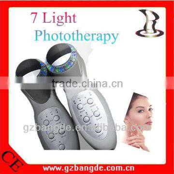 7 color/colors photon ultrasonic beauty machine/instrument BD-L022