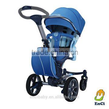 Foldable Blue Baby Stroller car seat