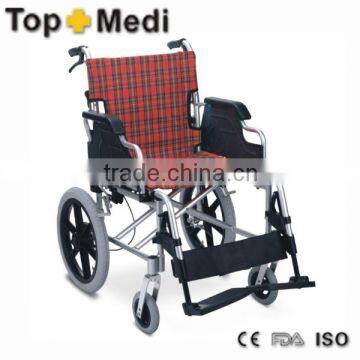 Rehabilitation Therapy Supplies Aluminum outdoor Foldable cheap wheelchair