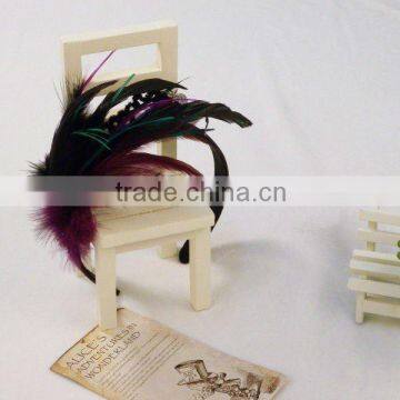 Fashion feather headband for halloween masquade party