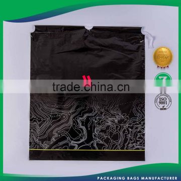 Oem Production Package Drawstring Back Pack Storage Recycled Polyester Bag