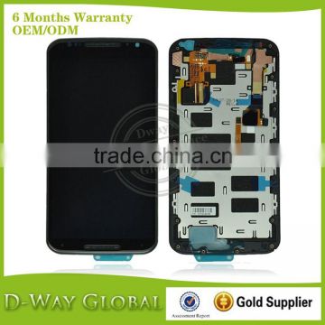 Original New Touch Screen Display Replacement For MOTO X2 LCD Digitizer Screen With Frame