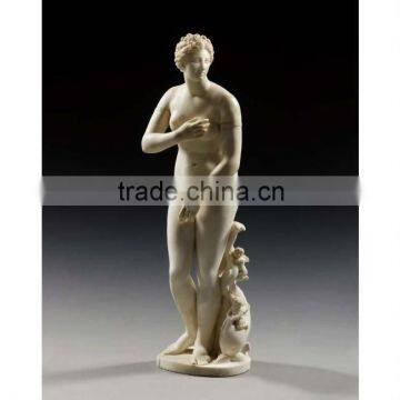 white marble stone figure Venus de Medici sculpture