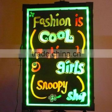 2014 New neon writing advertising led neon sign stand