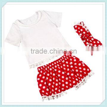 2PCS Kids Toddler Baby Girls Infant T-shirt +Pants Short Sleeve Outfit Tops Sets Clothing Girl's Wholesale Childrens Clothes Set