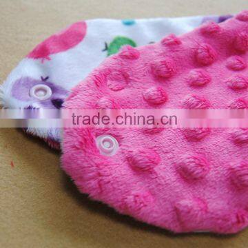 European Style Printed Minky Infant Scarfs Hot Pink For Girls Decor photo-2