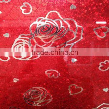 Cheap Wholesales Design Ice Flower Mirror Glass for Kitchen Cabinet