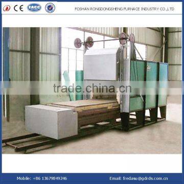 Industrial electric car bottom type resistnace quenching furnace