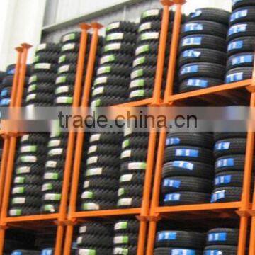 Stackable Warehousing& Storage Tire Rack With Forklift Hole