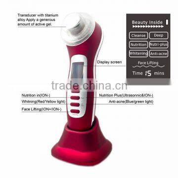 BP012-Luxury home use handheld ultrasonic high frequency skin care face firming device