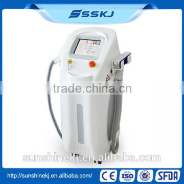 Facial Hair Removal Remove Diseased Telangiectasis 2016 Best ND Yag Laser 808nm Armpit Bode Hair Removal Diode Laser Multifunction Laser Tattoo Remover Shrink Trichopore