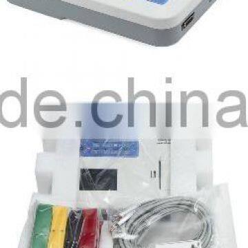 Medical Equipment TFT Color LCD Display High Resolution Wide Touch Screen 3-Channel ECG Machine With Standard 12 Leads photo-5