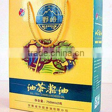 Pure camellia seed healthy essential cooking oil